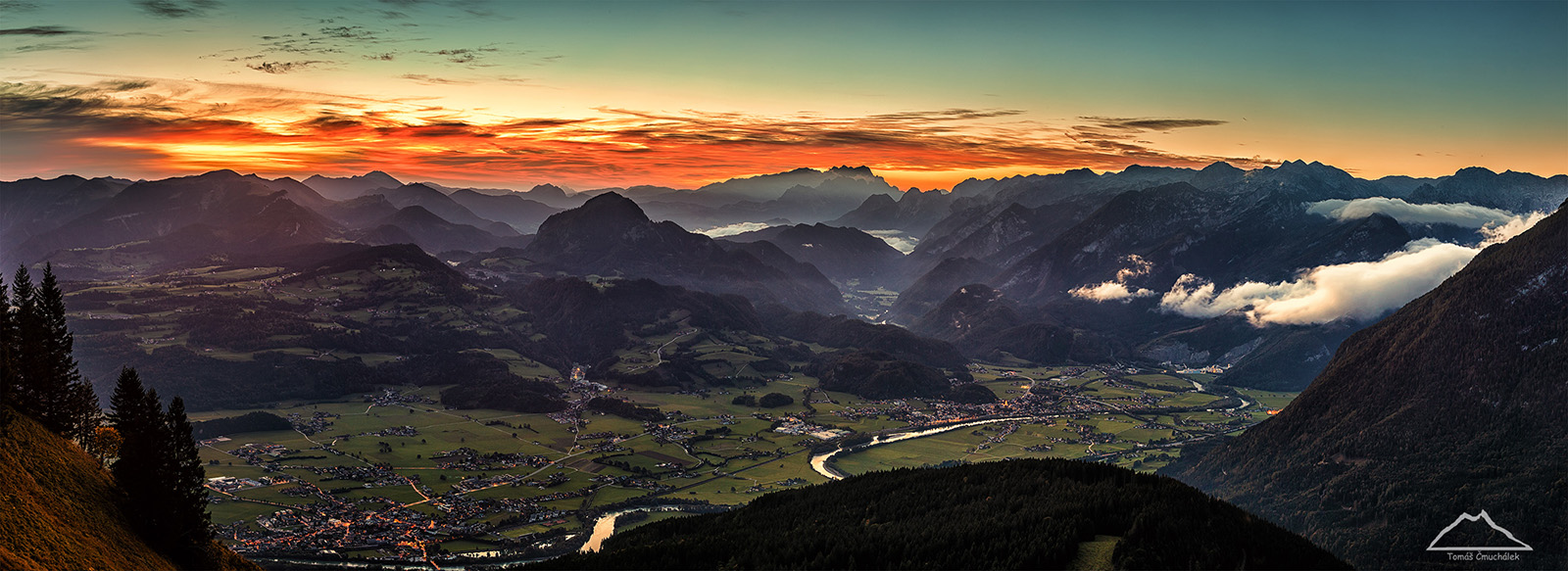 Panoramatický pohled na Berchtesgaden