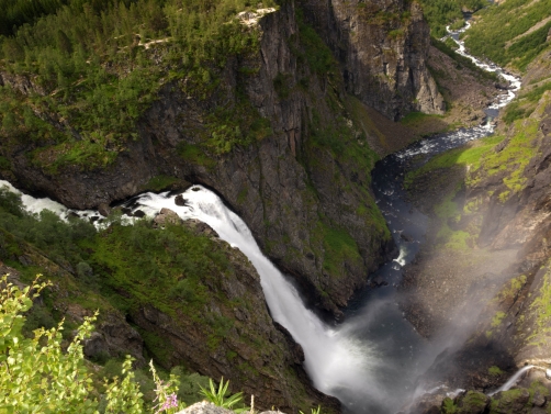 Vodopád Voringfossen